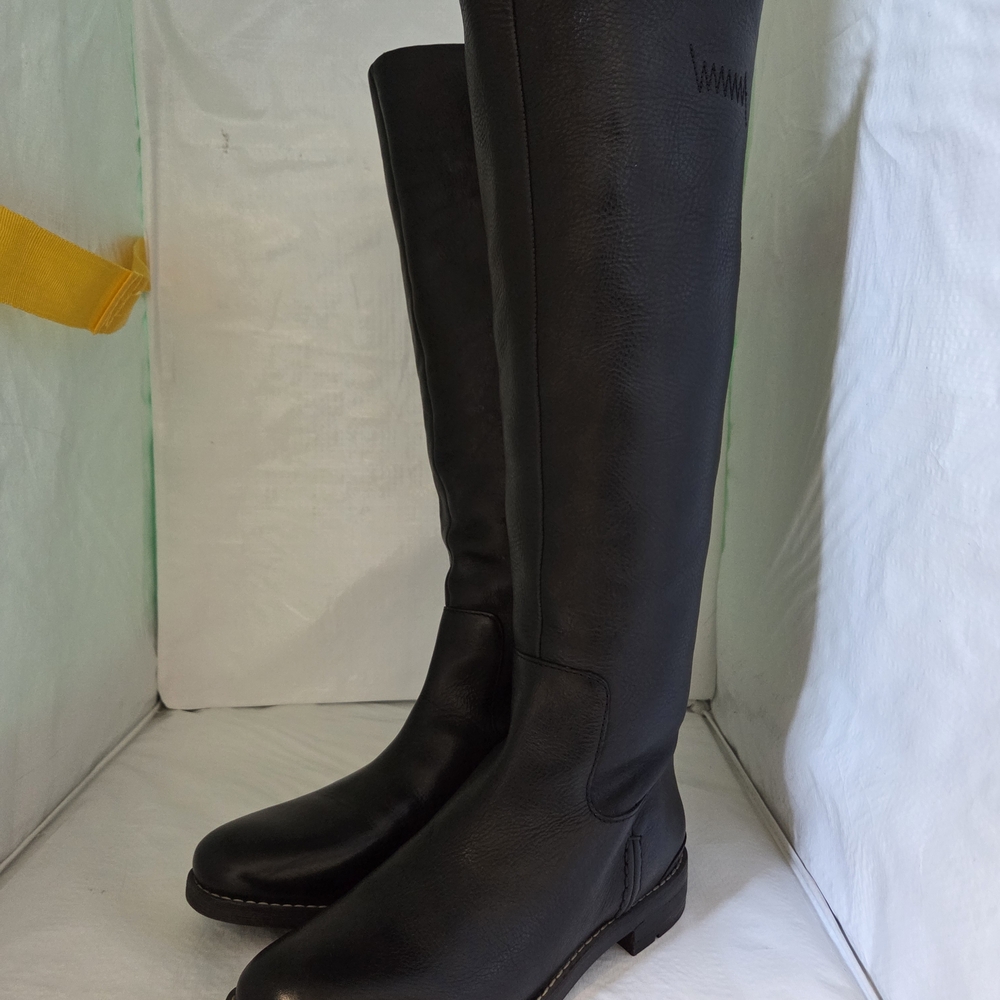 Franco Sarto Black Over the Knee Boots